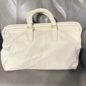 VINTAGE DOCTOR'S BAG/GLADSTONE BAG BY MCCURDY'S DEPARTMENT STORE